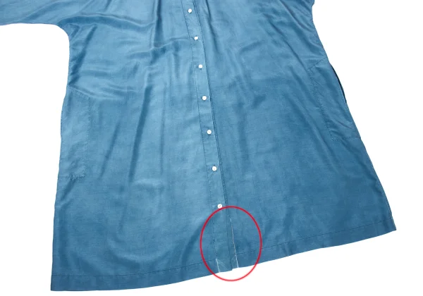 ARTS&SCIENCE Dyed Silk Band Collar Shirt Dress K-171292_010