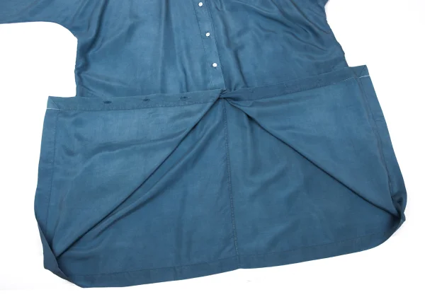 ARTS&SCIENCE Dyed Silk Band Collar Shirt Dress K-171292_014