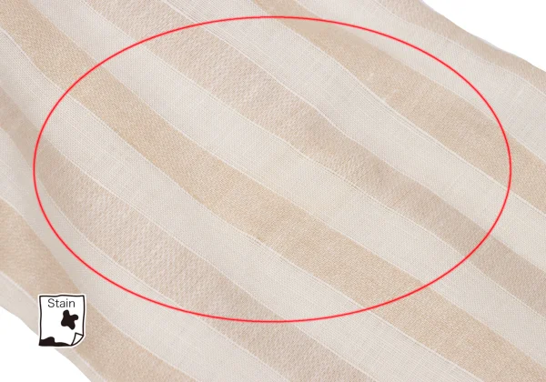ROMEO GIGLI Stripe Linen Cache-coeur Blouse K-171293_013