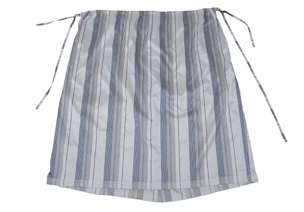 Y's Poly Silk Stripe Wrap Skirt K-171294_002