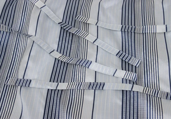 Y's Poly Silk Stripe Wrap Skirt K-171294_004