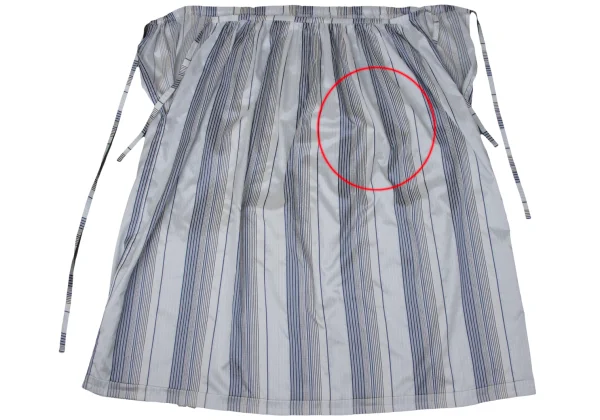 Y's Poly Silk Stripe Wrap Skirt K-171294_013