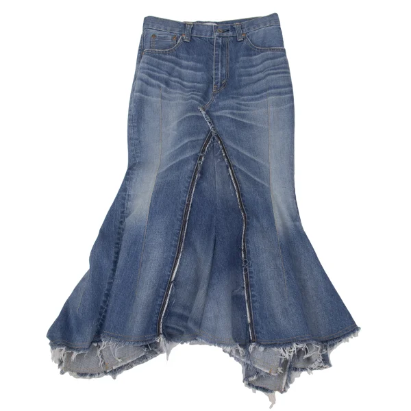 JUNYA WATANABE COMME des GARCONS Reconstructed Denim Skirt K-171296_002