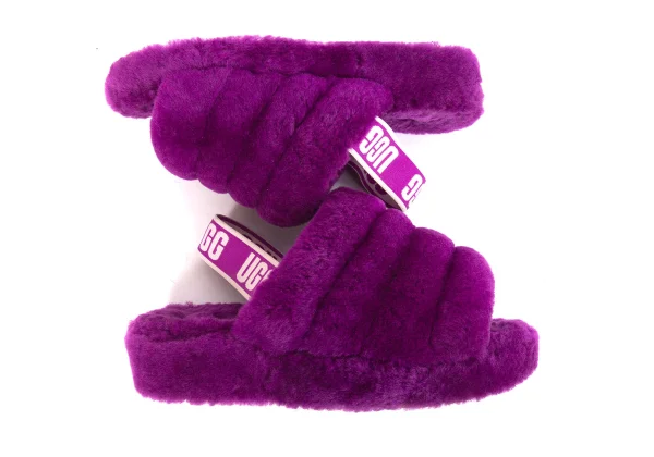 UGG FLUFF YEAH SLIDE Fur Sandals K-171299_003