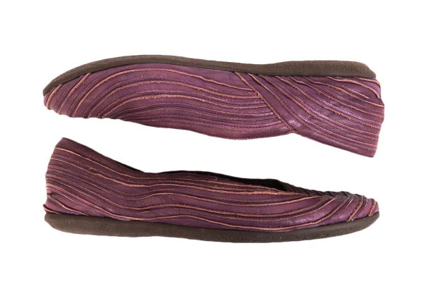 JURGEN LEHL Leather Switching Flat Shoes K-171302_003
