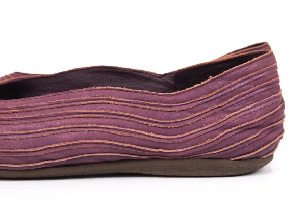 JURGEN LEHL Leather Switching Flat Shoes K-171302_007