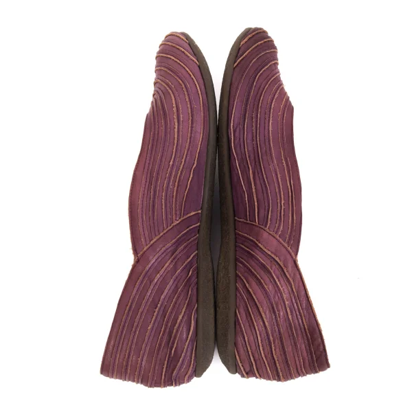 JURGEN LEHL Leather Switching Flat Shoes K-171302_008