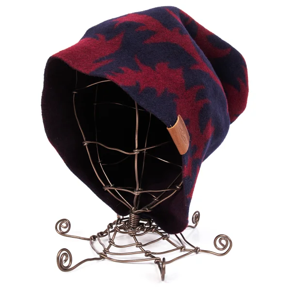 Vivienne Westwood Botanical Wool Felt Cap Navy,Bordeaux  K-171304_001