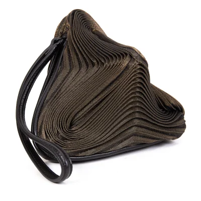 ISSEY MIYAKE 3D Steam Stretch Pleats Triangle Pouch