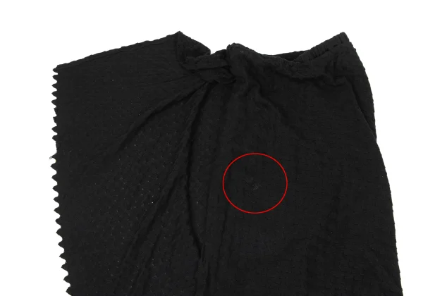 zucca Acrylic Wool Layered Design Asymmetrical Skirt K-171309_003