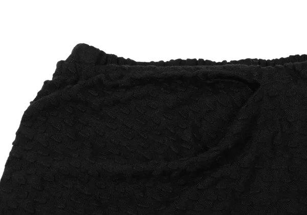 zucca Acrylic Wool Layered Design Asymmetrical Skirt K-171309_010