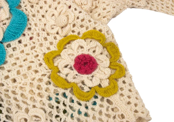 TSUMORI CHISATO Floral Short Knit Cardigan K-171311_016