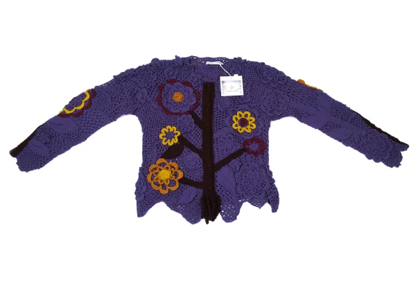 TSUMORI CHISATO Floral Knit Cardigan K-171312_002