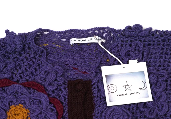 TSUMORI CHISATO Floral Knit Cardigan K-171312_004
