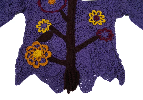 TSUMORI CHISATO Floral Knit Cardigan K-171312_008