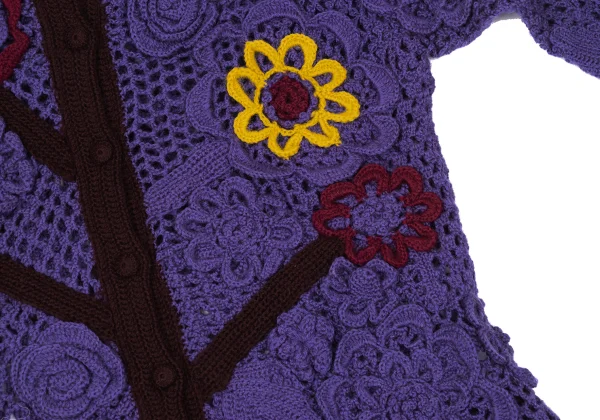 TSUMORI CHISATO Floral Knit Cardigan K-171312_009