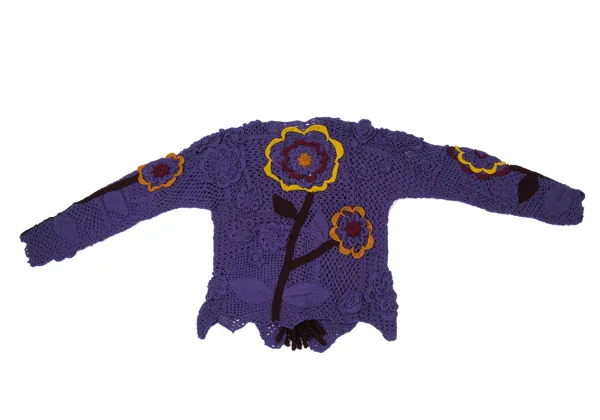 TSUMORI CHISATO Floral Knit Cardigan K-171312_013