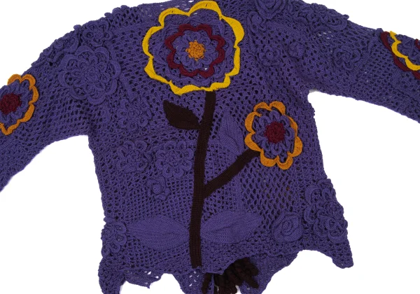 TSUMORI CHISATO Floral Knit Cardigan K-171312_016