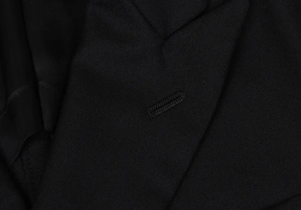 BLACK COMME des GARCONS Wool Peaked Lapel Double-breasted Jacket K-171313_006