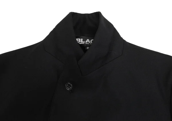 BLACK COMME des GARCONS Wool Peaked Lapel Double-breasted Jacket K-171313_007
