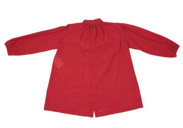 tricot COMME des GARCONS Cotton Poly Neck Gathered Shirt K-171315_013