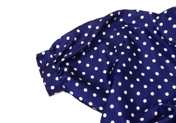 JUNYA WATANABE COMME des GARCONS Dot Print Drape Short Sleeve Shirt K-171317_006