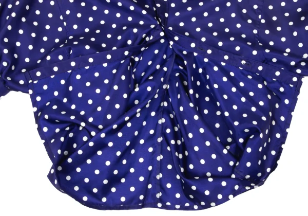 JUNYA WATANABE COMME des GARCONS Dot Print Drape Short Sleeve Shirt K-171317_009