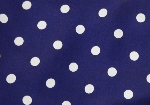 JUNYA WATANABE COMME des GARCONS Dot Print Drape Short Sleeve Shirt K-171317_012