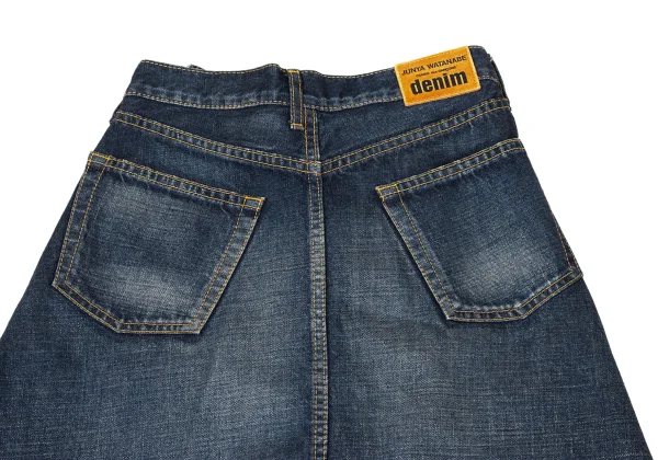 JUNYA WATANABE COMME des GARCONS Side Cut-off Reconstructed Denim Skirt K-171318_003