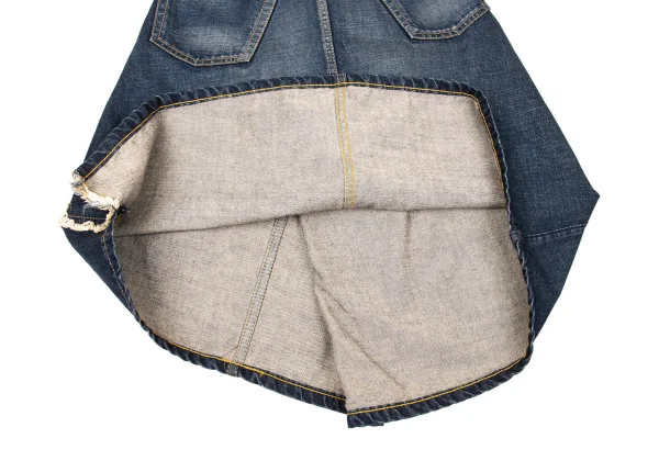 JUNYA WATANABE COMME des GARCONS Side Cut-off Reconstructed Denim Skirt K-171318_007