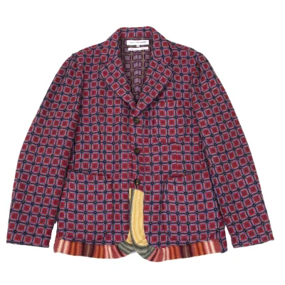 COMME des GARCONS SHIRT Wool Hem Knit Jacket
