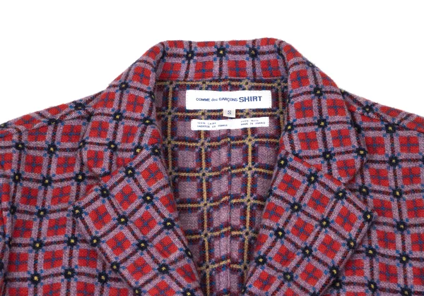 COMME des GARCONS SHIRT Wool Hem Knit Jacket K-171320_003