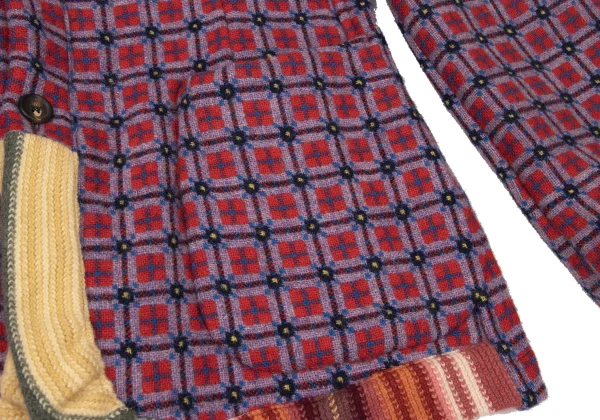 COMME des GARCONS SHIRT Wool Hem Knit Jacket K-171320_009