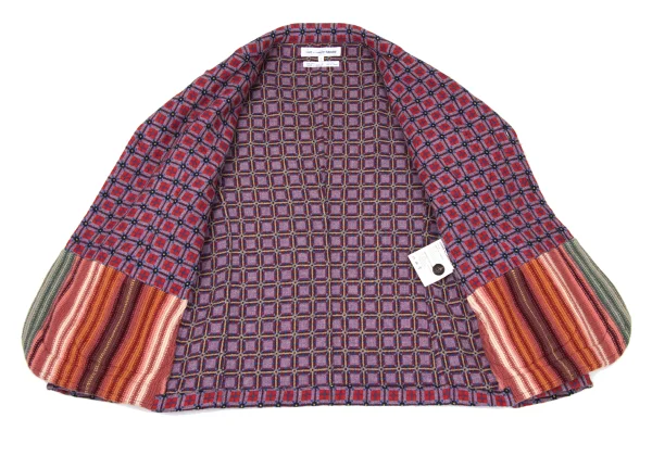 COMME des GARCONS SHIRT Wool Hem Knit Jacket K-171320_011