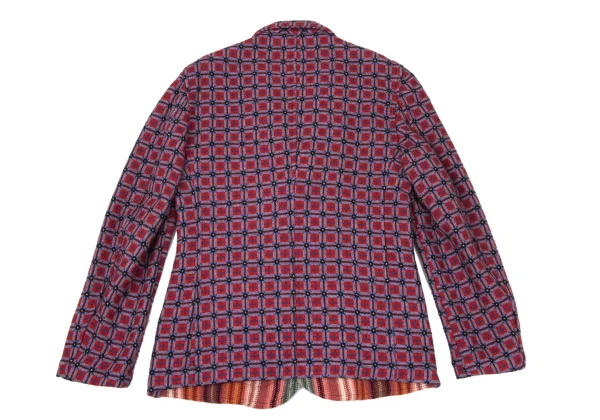 COMME des GARCONS SHIRT Wool Hem Knit Jacket K-171320_012