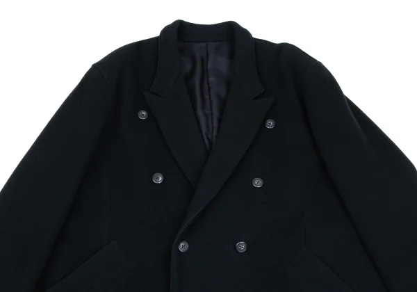 Y's for men Melton Wool Double-breasted Peaked Lapel Coat K-171323_002