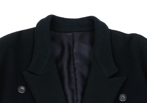 Y's for men Melton Wool Double-breasted Peaked Lapel Coat K-171323_003