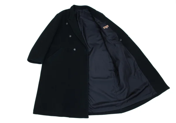 Y's for men Melton Wool Double-breasted Peaked Lapel Coat K-171323_011