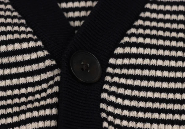 MACPHEE Cotton Striped Knit Cardigan K-171325_005
