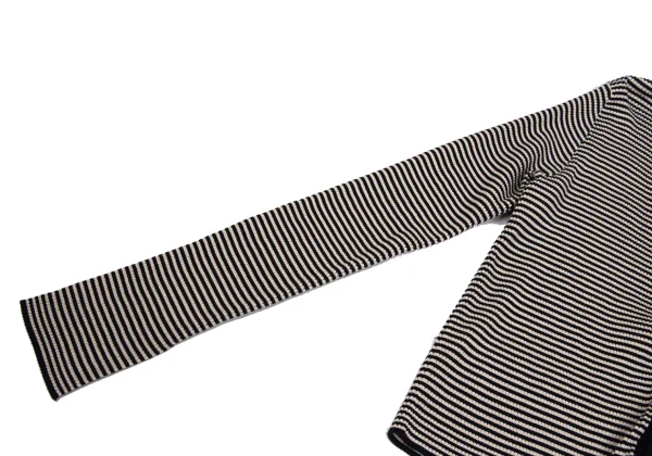 MACPHEE Cotton Striped Knit Cardigan K-171325_006