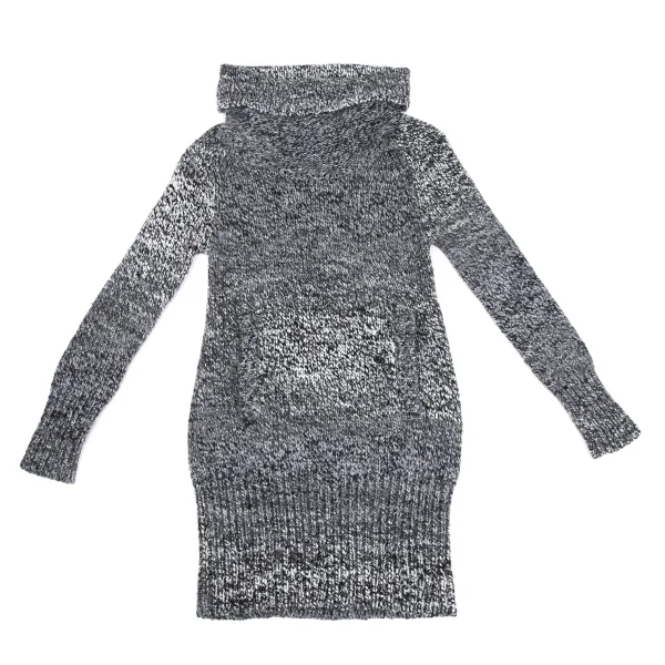 DES PRES Wool Blend Turtleneck Knit Tunic K-171330_002