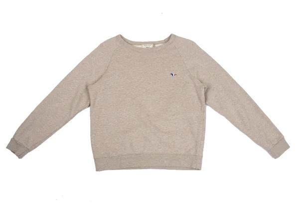 MAISON KITSUNE Tricolor Patch Fleece-lined Sweatshirt K-171332_002