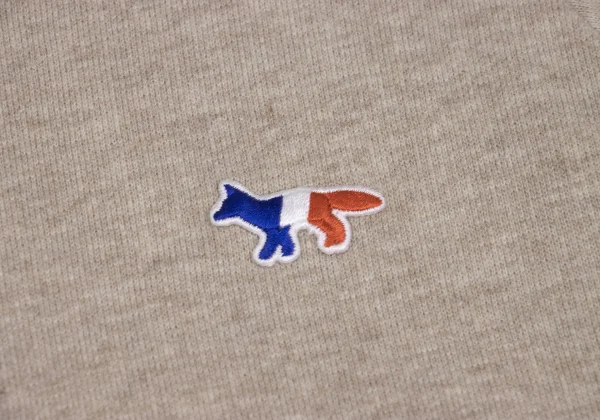MAISON KITSUNE Tricolor Patch Fleece-lined Sweatshirt K-171332_006