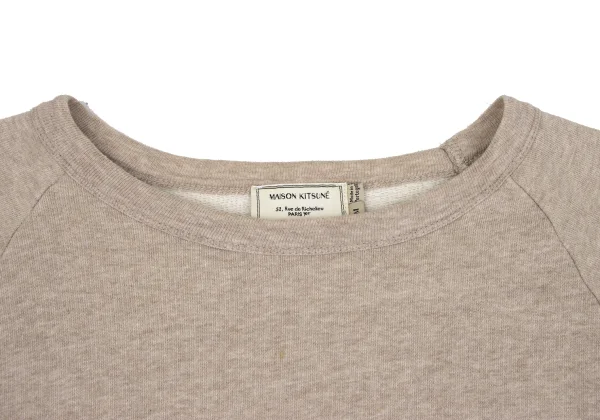 MAISON KITSUNE Tricolor Patch Fleece-lined Sweatshirt K-171332_007