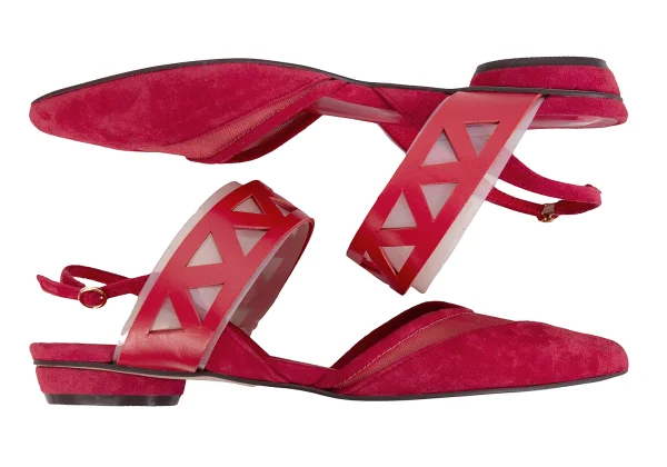 Sellenatela Mesh Switching Suede Sandal K-171334_003