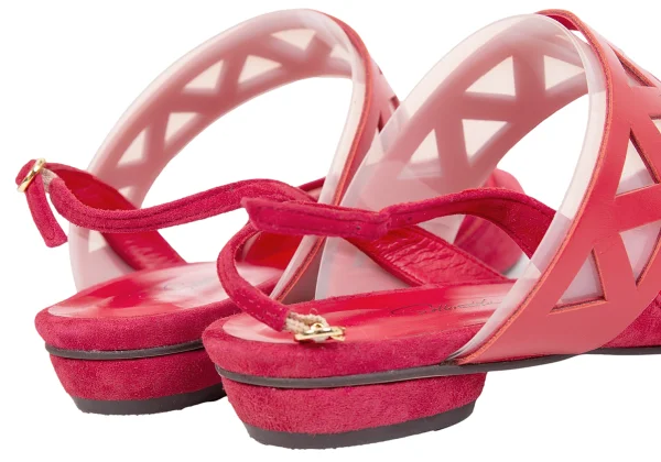 Sellenatela Mesh Switching Suede Sandal K-171334_009