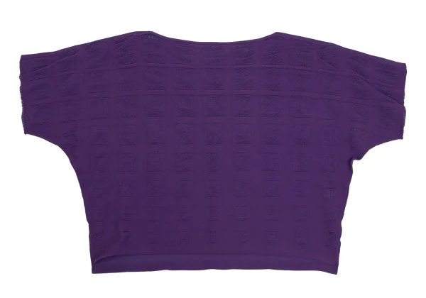 ISSEY MIYAKE A-POC INSIDE Dyed Square Mesh Short Sleeve Tops K-171339_002