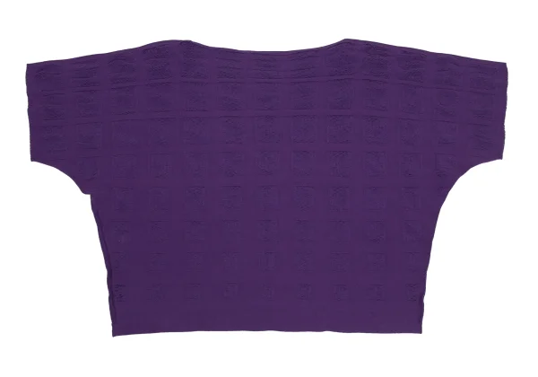 ISSEY MIYAKE A-POC INSIDE Dyed Square Mesh Short Sleeve Tops K-171339_009
