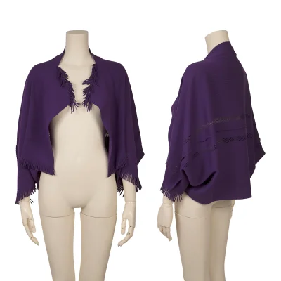 ISSEY MIYAKE A-POC INSIDE Dyed Cut-out Fringe Bolero Cardigan