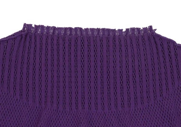 ISSEY MIYAKE A-POC INSIDE Mesh Cutting Short Sleeve Tops K-171343_004